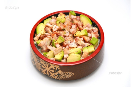 Q5.Poulet cuit, avocat